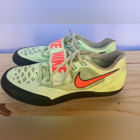 Nike Zoom SD 4 'Barely Volt Hyper Orange' 685135-700, Size Men’s 7 Track & Field - Picture 8 of 13